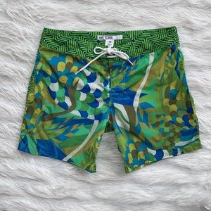Mr. Turk | Geo Print Swim Trunks